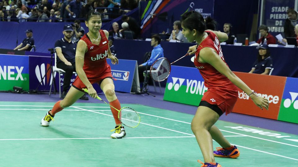 Greysia Polii/Nitya Krishinda Maheswari jadi satu-satunya wakil tuan rumah di final Indonesia Open 2015. Copyright: © PBSI